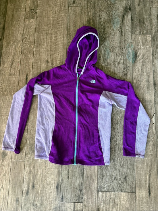 The North Face Other - The North Face Purple & Lavender Girls' Hooded Fleece Jacket